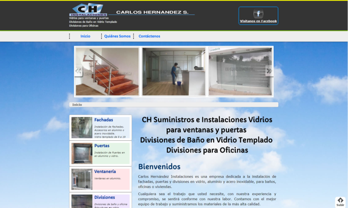 Página Web CH Instalaciones
